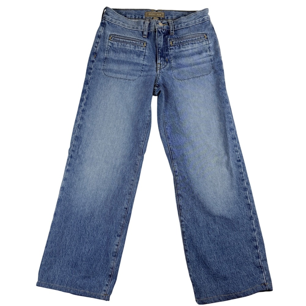 POINT SUR Low-Rise Straight‎ Jean 25 Medium Wash
